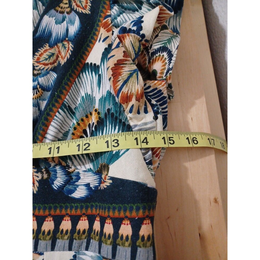 FARM Rio Ruffle Sleewless Jumpsuit Size s - Picture 11 of 15